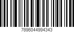 Código de barras (EAN, GTIN, SKU, ISBN): '7896044994343'