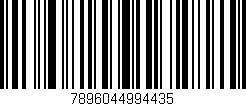 Código de barras (EAN, GTIN, SKU, ISBN): '7896044994435'