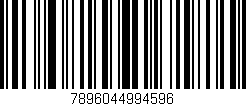 Código de barras (EAN, GTIN, SKU, ISBN): '7896044994596'