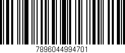 Código de barras (EAN, GTIN, SKU, ISBN): '7896044994701'