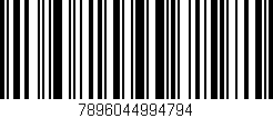 Código de barras (EAN, GTIN, SKU, ISBN): '7896044994794'