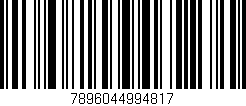 Código de barras (EAN, GTIN, SKU, ISBN): '7896044994817'