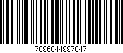 Código de barras (EAN, GTIN, SKU, ISBN): '7896044997047'