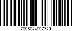 Código de barras (EAN, GTIN, SKU, ISBN): '7896044997740'