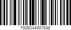 Código de barras (EAN, GTIN, SKU, ISBN): '7896044997948'