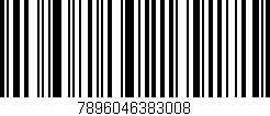 Código de barras (EAN, GTIN, SKU, ISBN): '7896046383008'