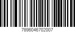 Código de barras (EAN, GTIN, SKU, ISBN): '7896046702007'