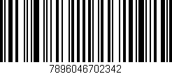 Código de barras (EAN, GTIN, SKU, ISBN): '7896046702342'