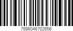 Código de barras (EAN, GTIN, SKU, ISBN): '7896046702656'