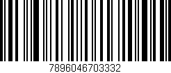Código de barras (EAN, GTIN, SKU, ISBN): '7896046703332'