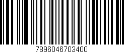 Código de barras (EAN, GTIN, SKU, ISBN): '7896046703400'