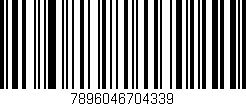 Código de barras (EAN, GTIN, SKU, ISBN): '7896046704339'