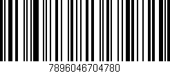 Código de barras (EAN, GTIN, SKU, ISBN): '7896046704780'