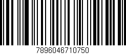 Código de barras (EAN, GTIN, SKU, ISBN): '7896046710750'
