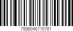 Código de barras (EAN, GTIN, SKU, ISBN): '7896046710781'