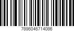 Código de barras (EAN, GTIN, SKU, ISBN): '7896046714086'