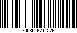 Código de barras (EAN, GTIN, SKU, ISBN): '7896046714376'