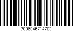 Código de barras (EAN, GTIN, SKU, ISBN): '7896046714703'