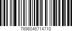 Código de barras (EAN, GTIN, SKU, ISBN): '7896046714710'