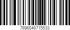 Código de barras (EAN, GTIN, SKU, ISBN): '7896046715533'