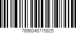 Código de barras (EAN, GTIN, SKU, ISBN): '7896046715625'
