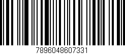 Código de barras (EAN, GTIN, SKU, ISBN): '7896048607331'