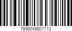 Código de barras (EAN, GTIN, SKU, ISBN): '7896048607713'