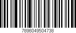 Código de barras (EAN, GTIN, SKU, ISBN): '7896049504738'