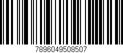 Código de barras (EAN, GTIN, SKU, ISBN): '7896049508507'