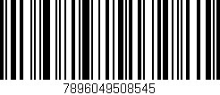 Código de barras (EAN, GTIN, SKU, ISBN): '7896049508545'