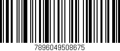 Código de barras (EAN, GTIN, SKU, ISBN): '7896049508675'