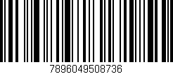Código de barras (EAN, GTIN, SKU, ISBN): '7896049508736'