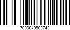Código de barras (EAN, GTIN, SKU, ISBN): '7896049508743'