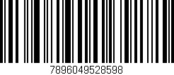 Código de barras (EAN, GTIN, SKU, ISBN): '7896049528598'