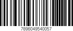 Código de barras (EAN, GTIN, SKU, ISBN): '7896049540057'