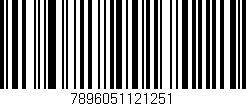 Código de barras (EAN, GTIN, SKU, ISBN): '7896051121251'
