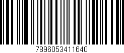 Código de barras (EAN, GTIN, SKU, ISBN): '7896053411640'