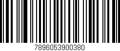 Código de barras (EAN, GTIN, SKU, ISBN): '7896053900380'