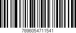 Código de barras (EAN, GTIN, SKU, ISBN): '7896054711541'