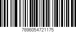 Código de barras (EAN, GTIN, SKU, ISBN): '7896054721175'