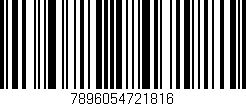 Código de barras (EAN, GTIN, SKU, ISBN): '7896054721816'