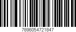 Código de barras (EAN, GTIN, SKU, ISBN): '7896054721847'