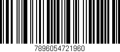 Código de barras (EAN, GTIN, SKU, ISBN): '7896054721960'