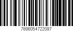 Código de barras (EAN, GTIN, SKU, ISBN): '7896054722097'