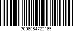 Código de barras (EAN, GTIN, SKU, ISBN): '7896054722165'
