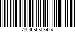 Código de barras (EAN, GTIN, SKU, ISBN): '7896058505474'