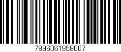 Código de barras (EAN, GTIN, SKU, ISBN): '7896061958007'