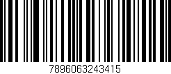 Código de barras (EAN, GTIN, SKU, ISBN): '7896063243415'