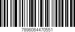 Código de barras (EAN, GTIN, SKU, ISBN): '7896064470551'