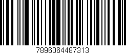 Código de barras (EAN, GTIN, SKU, ISBN): '7896064487313'